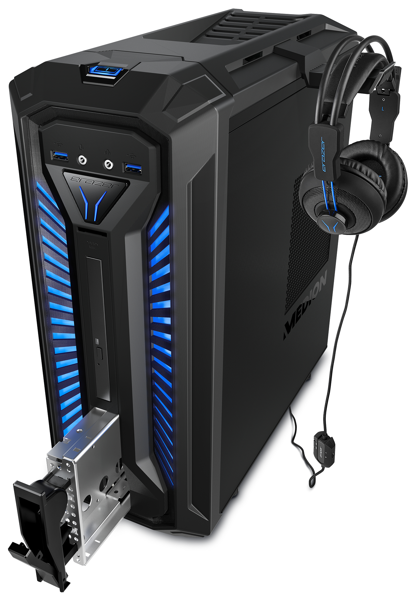 X30 kast met hot swap en headset