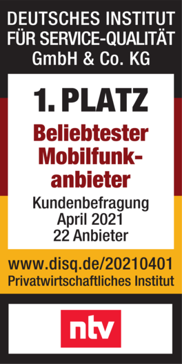 ALDI TALK ist der beliebteste Mobilfunkanbieter 2021