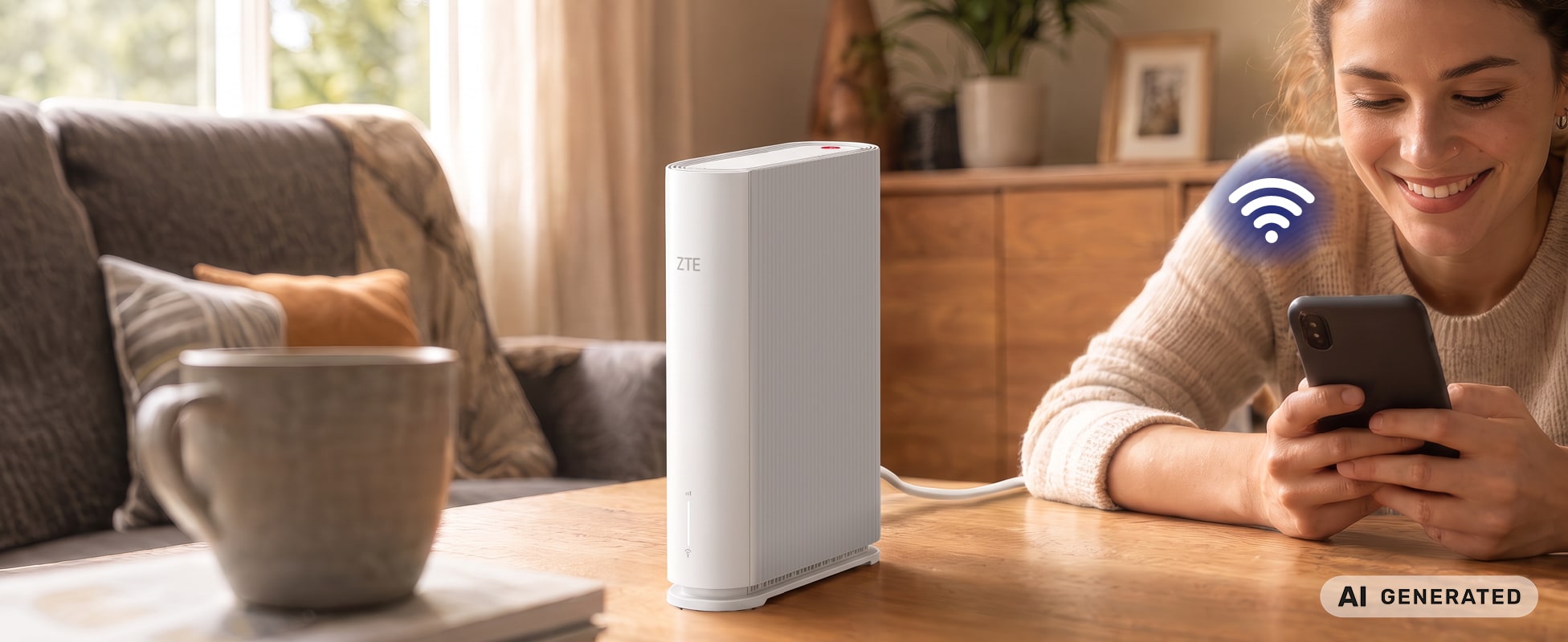Flexibel online mit dem ZTE Router