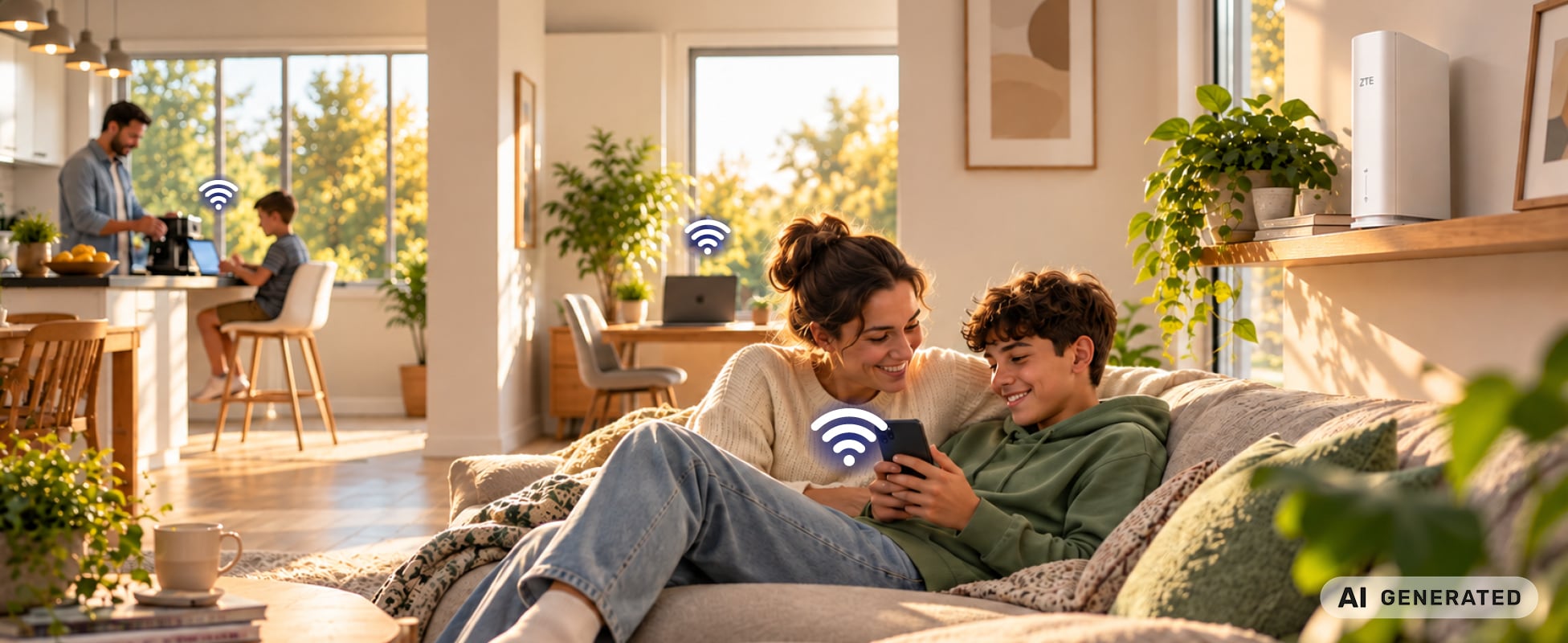ZTE Router für flexibles Internet