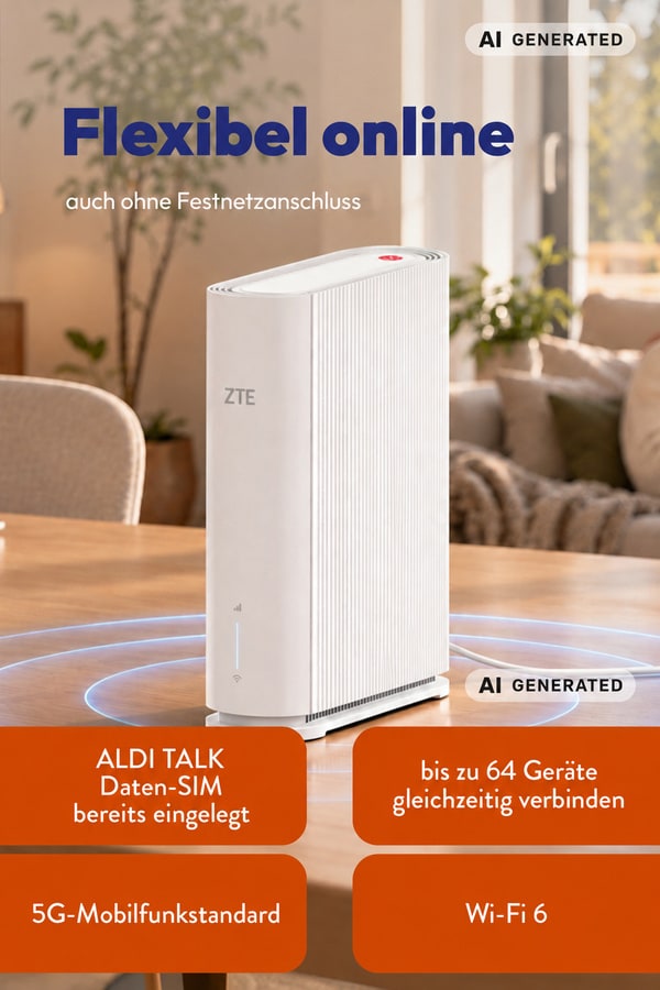 Produktvorteile des ZTE Routers
