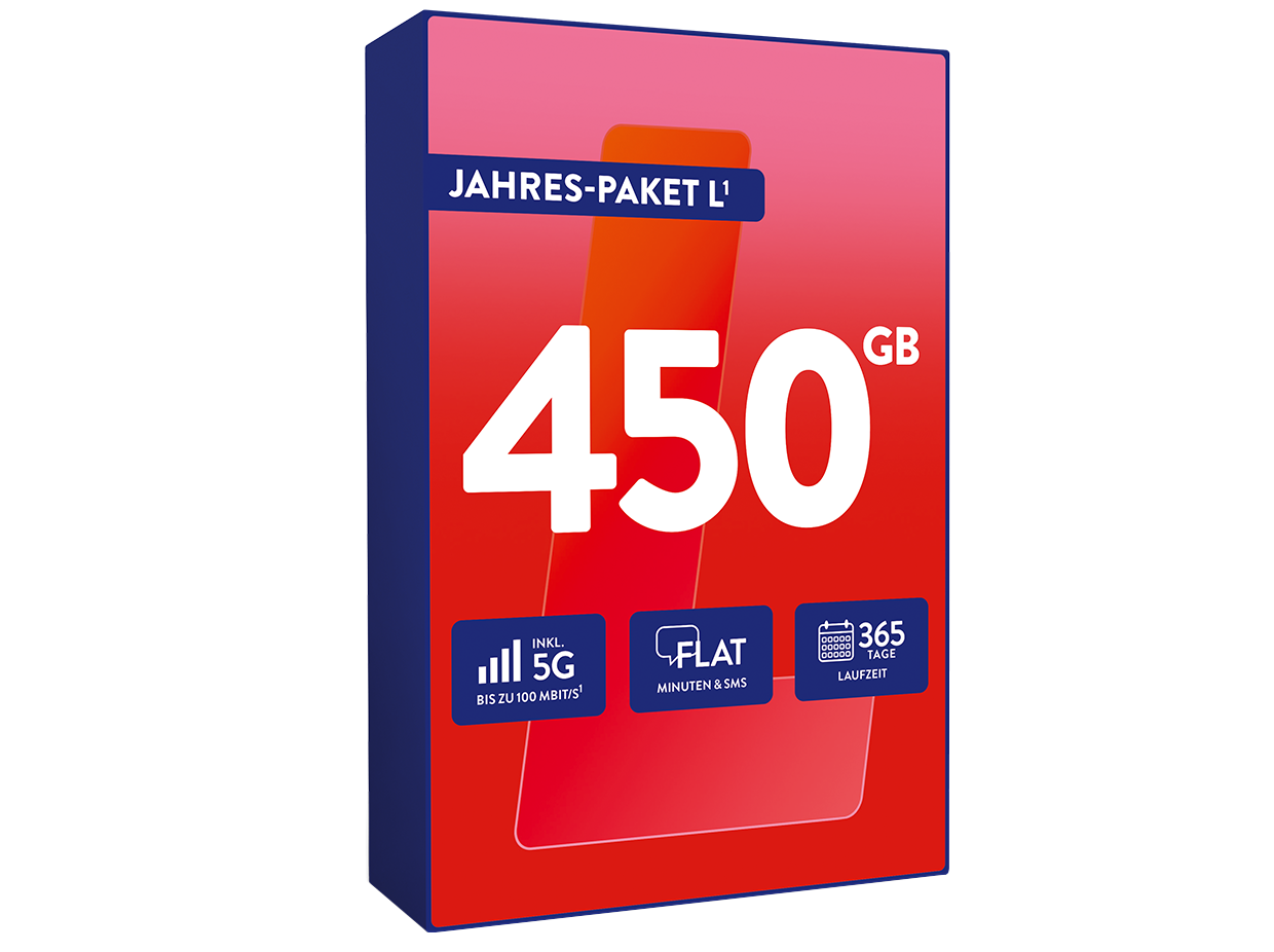 <strong>ALDI TALK</strong> - Prepaid Jahres-Paket L