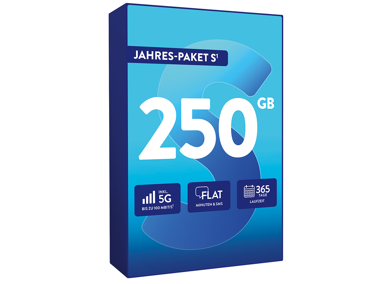 <strong>ALDI TALK</strong> - Prepaid Jahres-Paket S