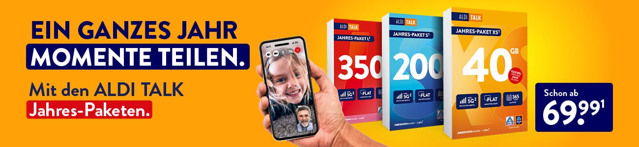 ALDI TALK - JAHRES-PAKETE