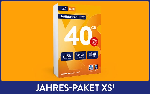 ALDI TALK Jahres-Paket XS