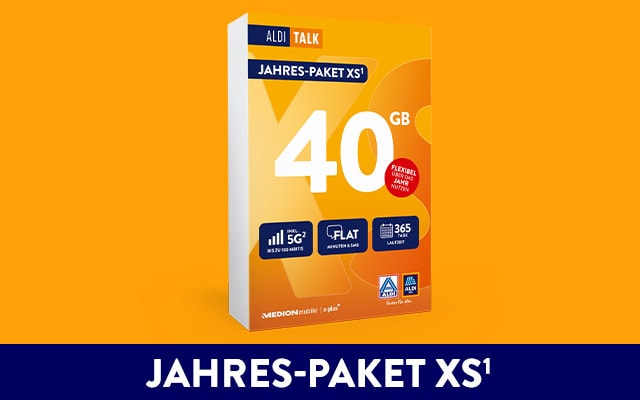 ALDI TALK Jahres-Paket XS