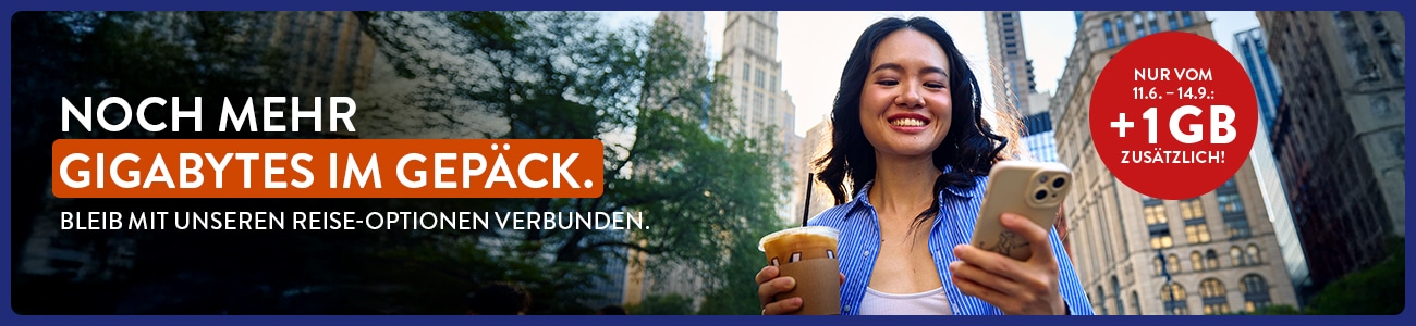 Mit ALDI-TALK auf Reisen gehen! Telefonieren und Surfen im Ausland mit den Reise-Paketen von ALDI TALK.