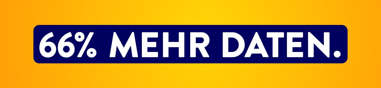 MEHR DATEN FÜR ALLE.