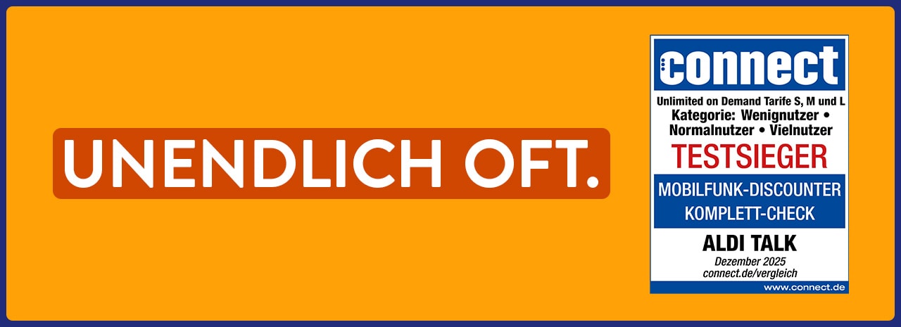 ALDI TALK: Testsieger bei connect, Mobilfunkanbieter mit mehrfacher Auszeichnung