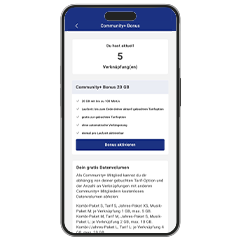 3. Community+ Bonus abholen