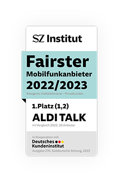 ALDI TALK bietet das beste Preis-Leistungs-Verhältnis für Vieltelefonierer