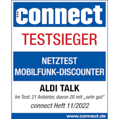 ALDI TALK connect Netztest Mobilfunk-Discounter SEHR GUT