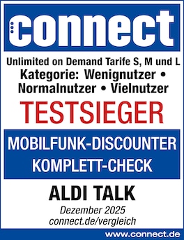 ALDI TALK WIRD TESTSIEGER IM MOBILFUNK-DISCOUNTER KOMPLETT-CHECK!