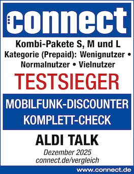 ALDI TALK WIRD TESTSIEGER IM MOBILFUNK-DISCOUNTER KOMPLETT-CHECK!