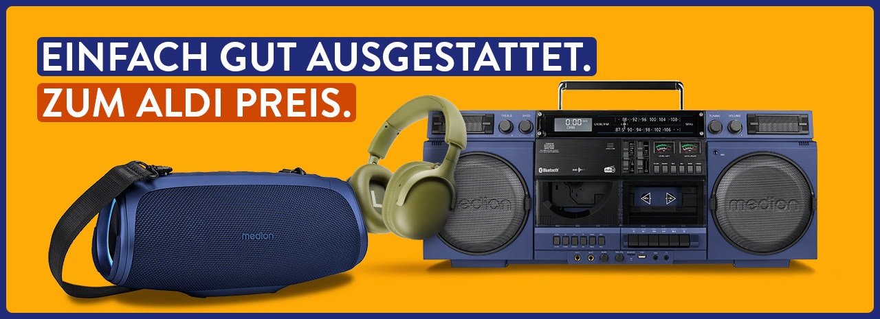Einfach gut ausgestattet. Zum ALDI-Preis.