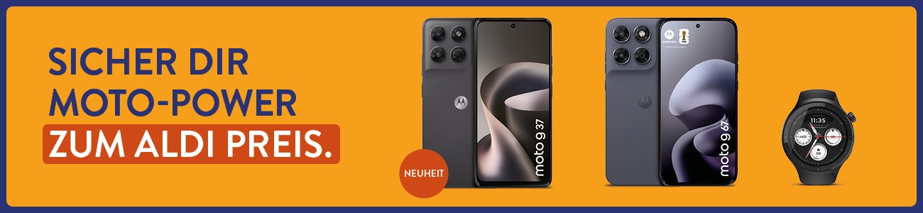 Sicher Dir moto-power zum ALDI Preis.