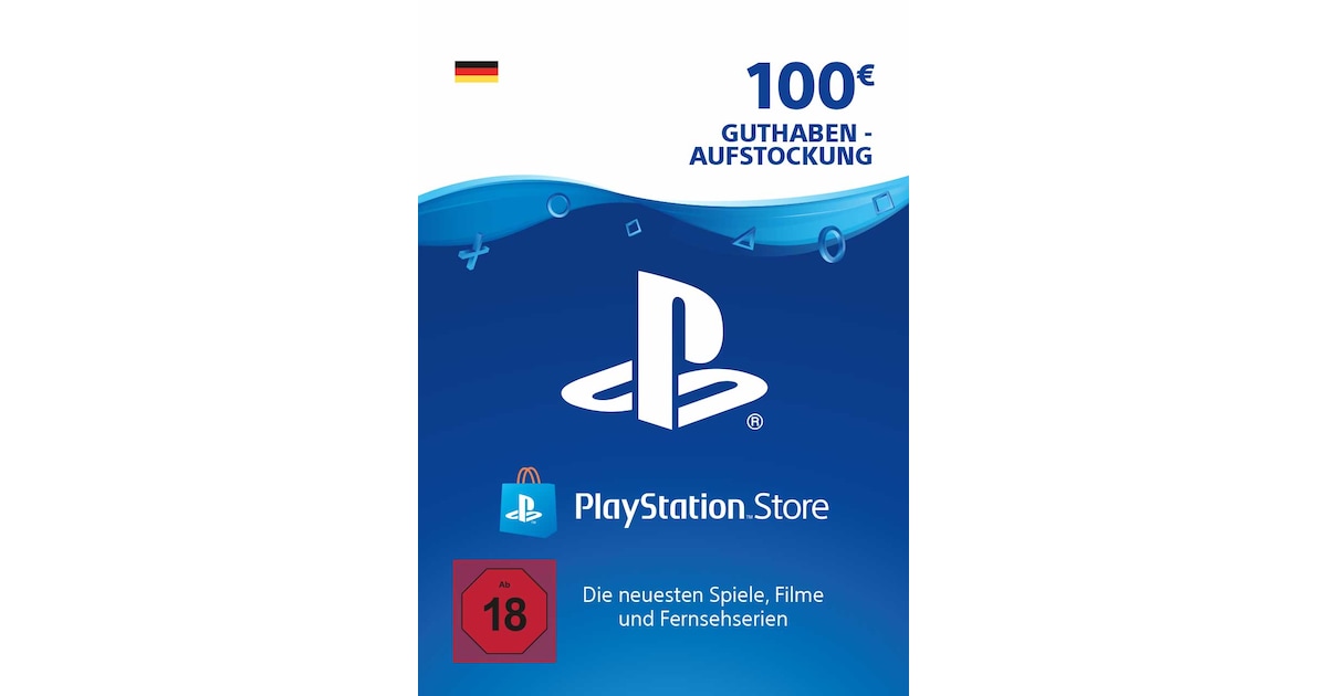 Sony PlayStation PSN 100 EUR Guthaben DE | MEDION Online Shop