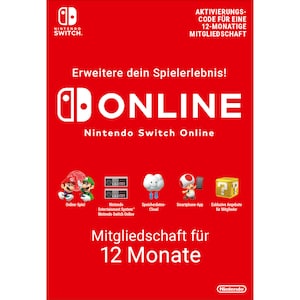Nintendo Switch Online (Einzelmitgliedschaft - 12 Monate)