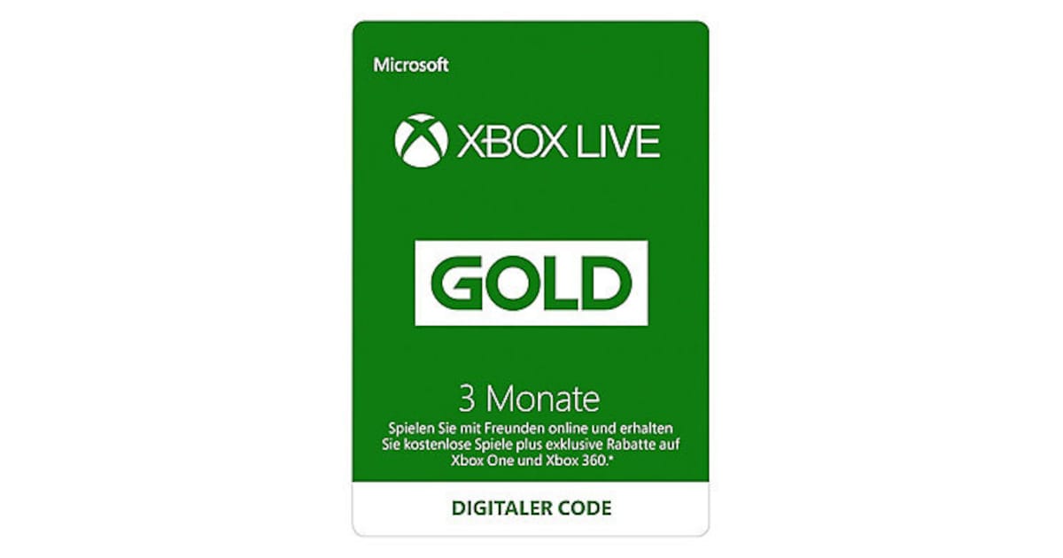 Live code 2018 deutsch kostenlos gold xbox Xbox Live