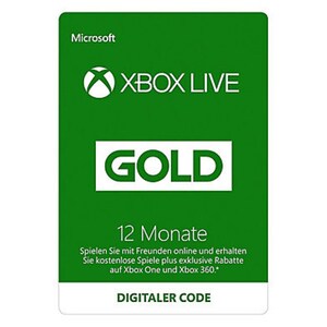 Xbox Live Gold - Mitgliedschaft 12 Monate