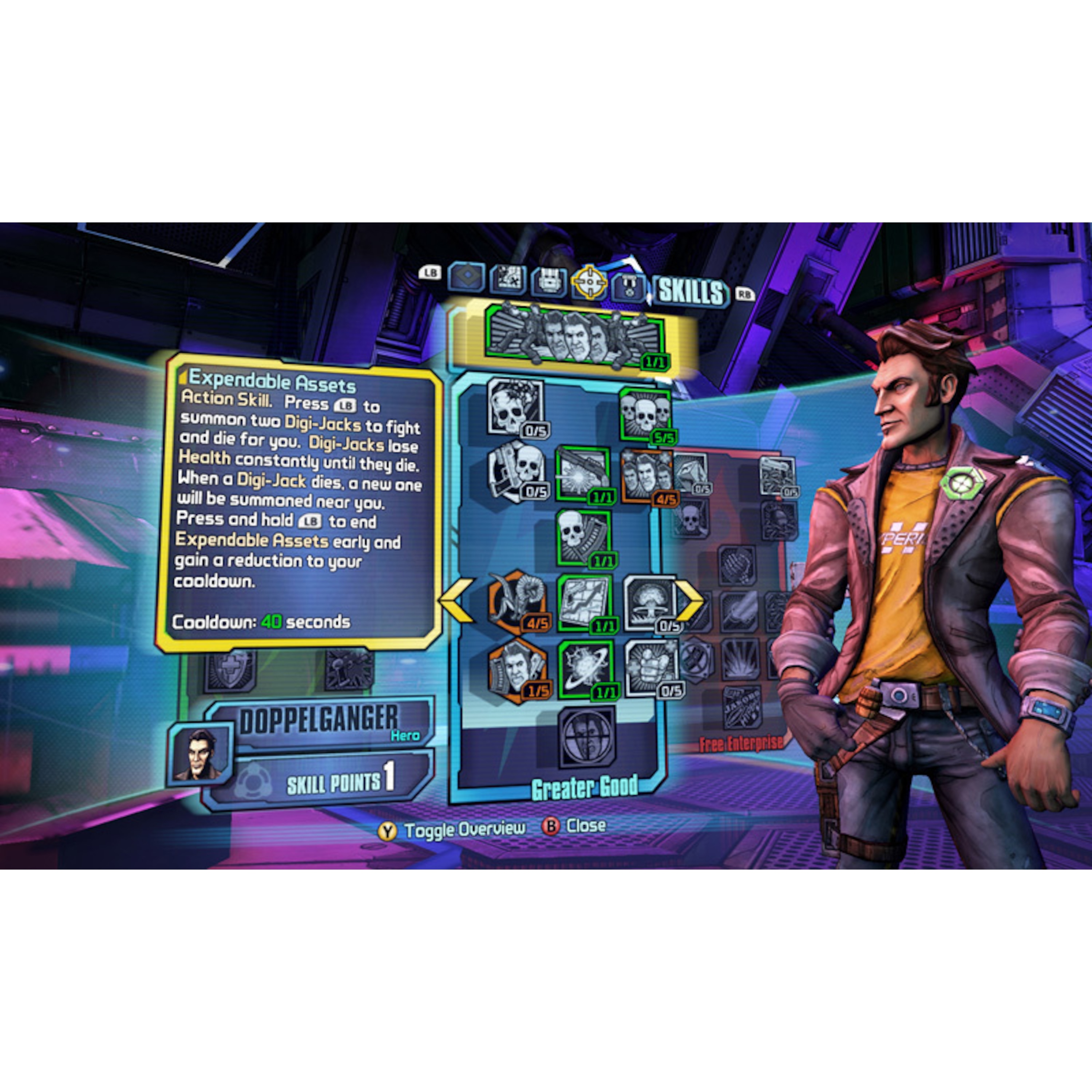 handsome jack doppelganger pack