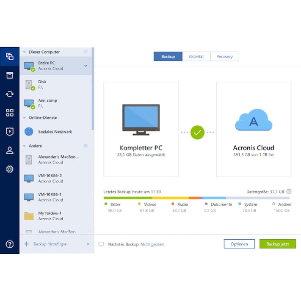 acronis true image cloud storage