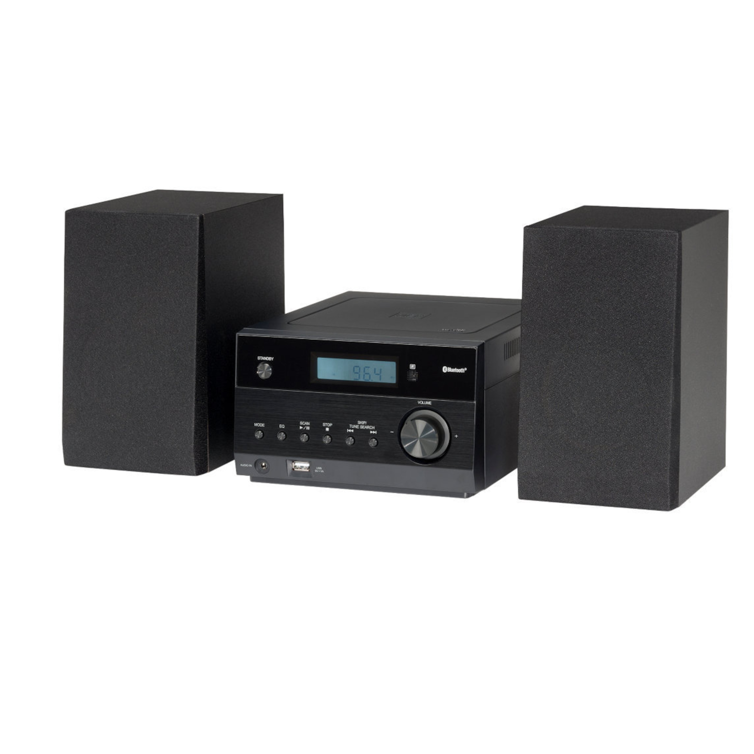 MEDION® LIFE® P64122 Micro-Audio-System mit kabelloser Musikübertragung, 30 Senderspeicher, 2 x 50 Watt max. Musikausgangsleistung  (B-Ware)