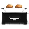 MEDION® Toaster MD 15709, 1.200 bis 1.400 Watt, zwei Langschlitze, Aufwärm-, Auftau- und Stopptaste, Bräunungsgrad-Regler