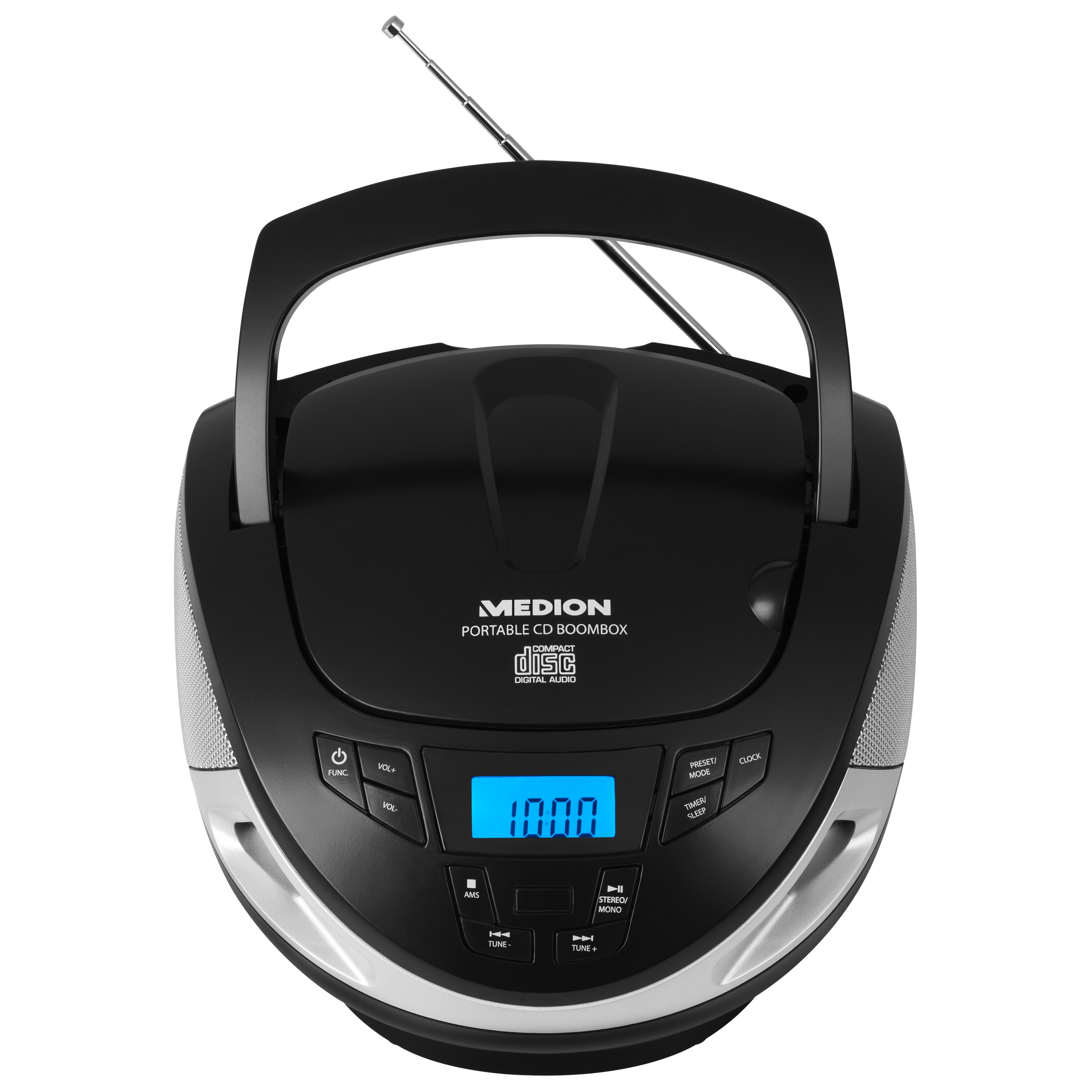 MEDION® LIFE® E65157 Boombox, LCDisplay, PLLUKW Radio, CDWiedergabe
