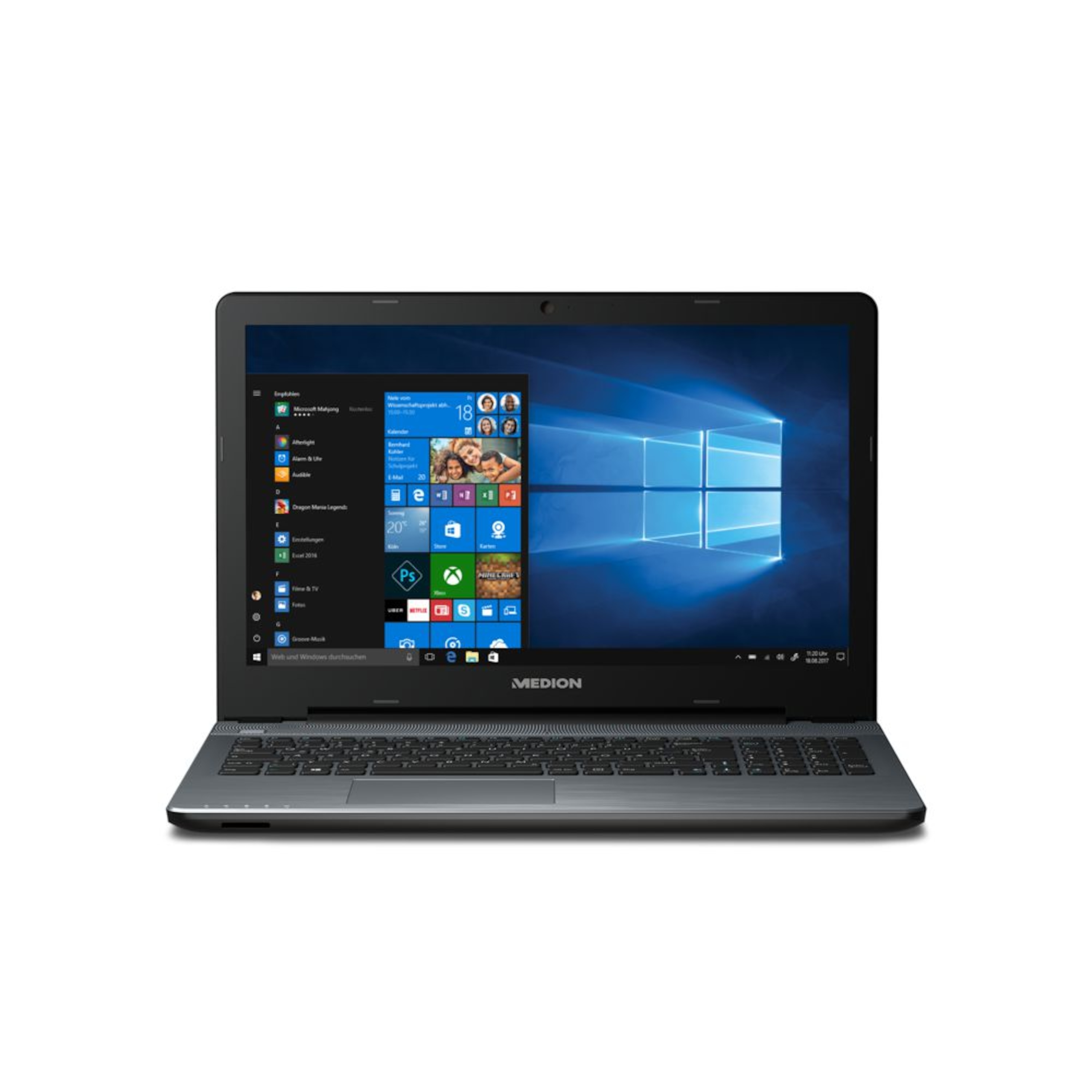 ECOM_MEDION_D15_P6667_Non_Touch_Anthrazit_Front_DE