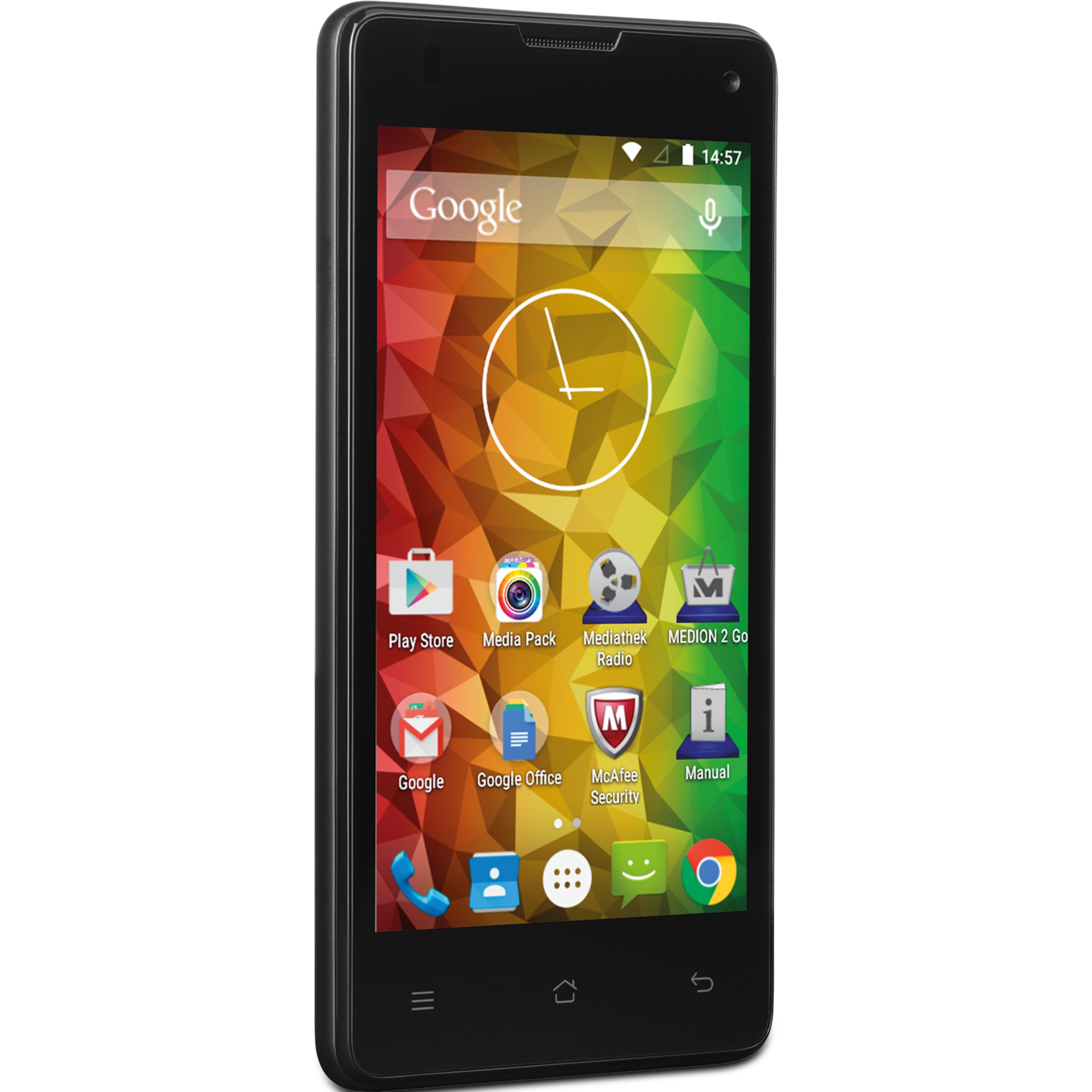 MEDION® LIFE® E4503 Smartphone, 11,43 cm (4,5“) Display, Android™ 5.0, 8 GB Speicher, Quad-Core-Prozessor