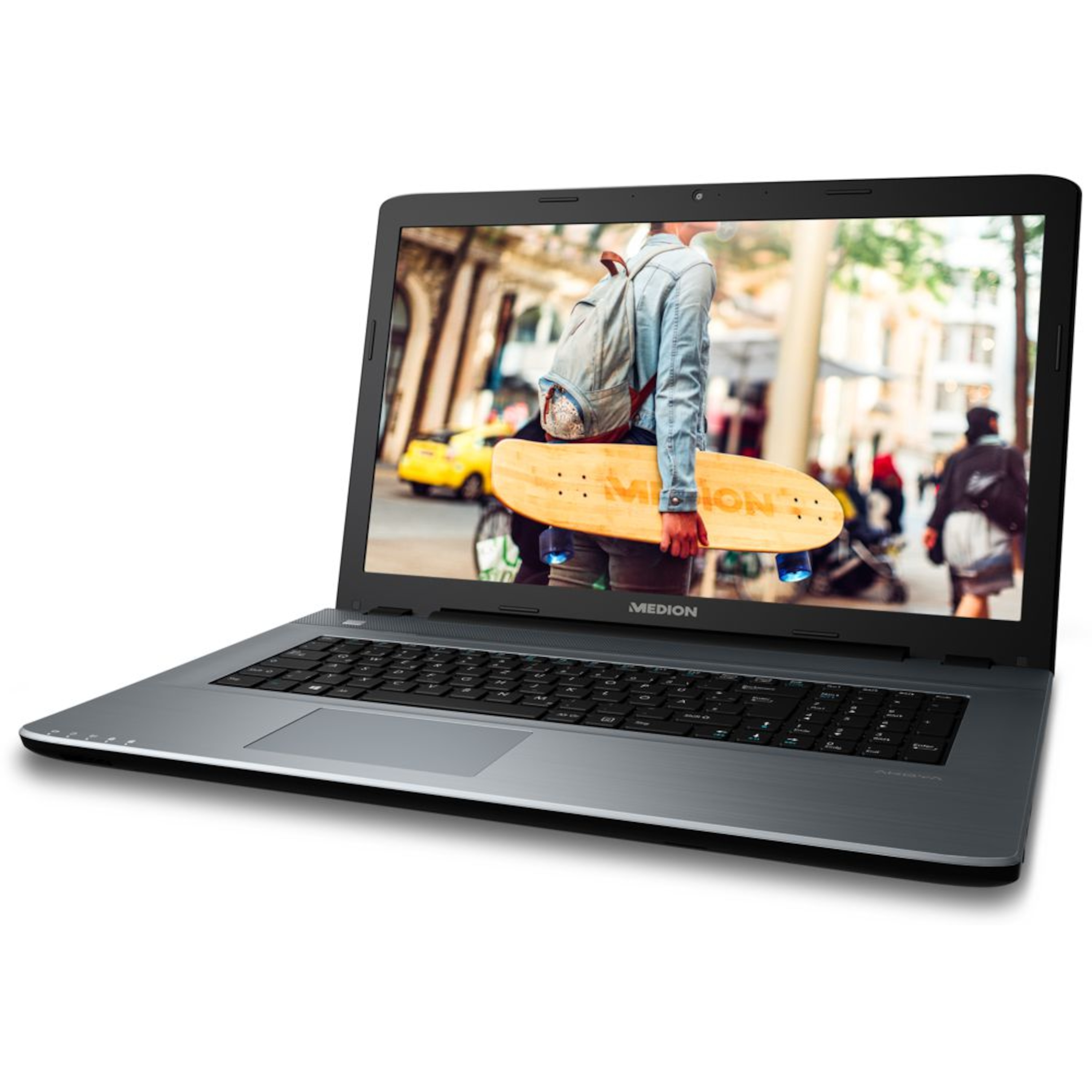 MEDION® AKOYA® P7653, Intel® Core™ i7-8550U, Windows 10 Home, 43,9 cm (17,3") FHD Display, MX130, 256 GB SSD, 1,5 TB HDD, 16 GB DDR4 RAM, Multimedia Notebook	  (B-Ware)