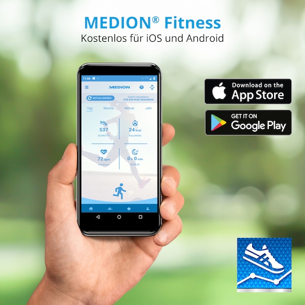 MEDION® LIFE® P2200 Fitnessuhr mit Farbdisplay ALDI TALK
