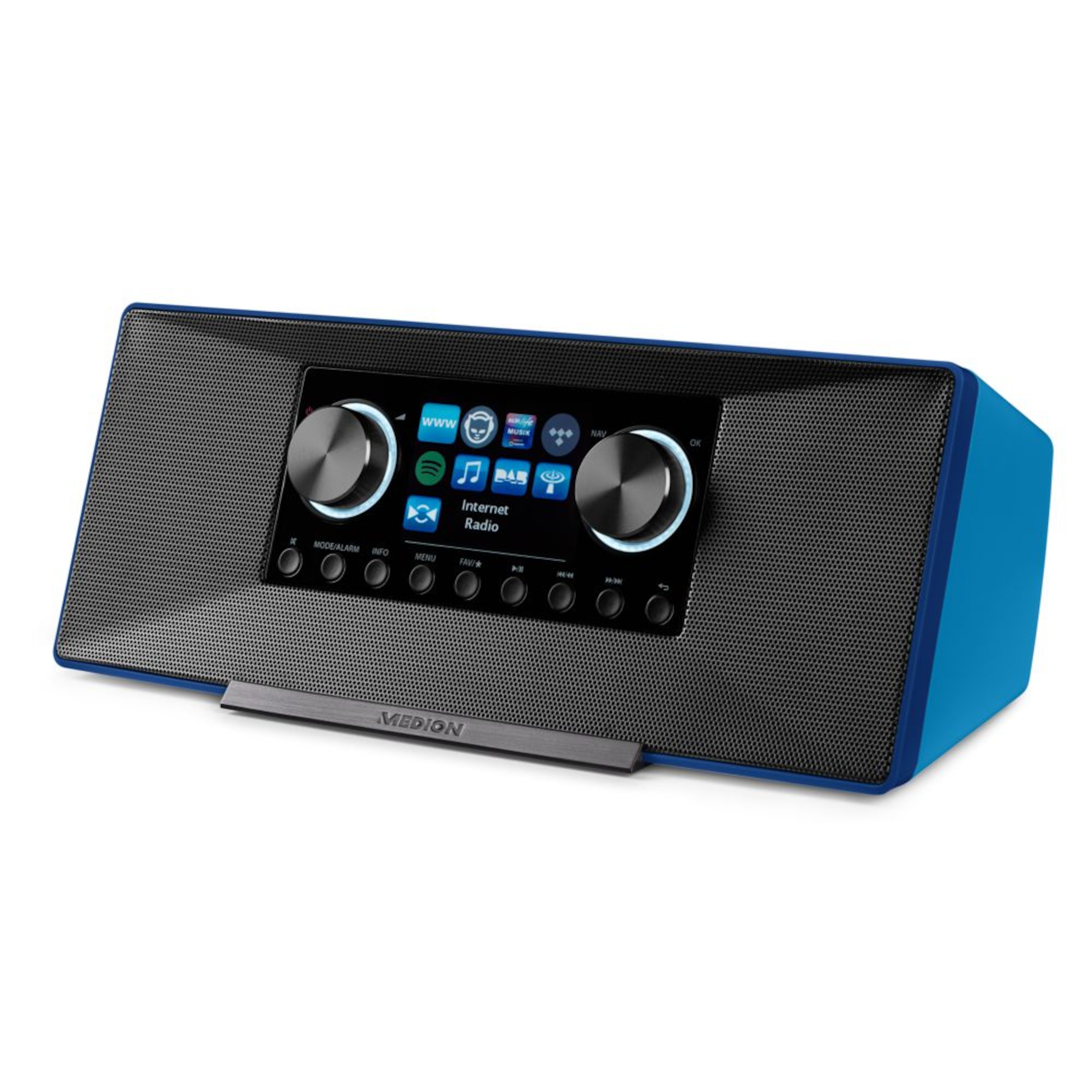 MEDION_IR_MD87990_Internetradio_blau_Front_Side_Right