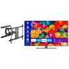 MEDION® LIFE® S16565 Smart-TV, 163,8 cm (65'') Ultra HD Fernseher, inkl. schwenkbarer Wandhalterung Pro - ARTIKELSET