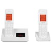 MEDION® LIFE® E63041 DECT Telefon mit Basisstation und 2 Mobilteilen, Anrufbeantworter, ECO Funktion