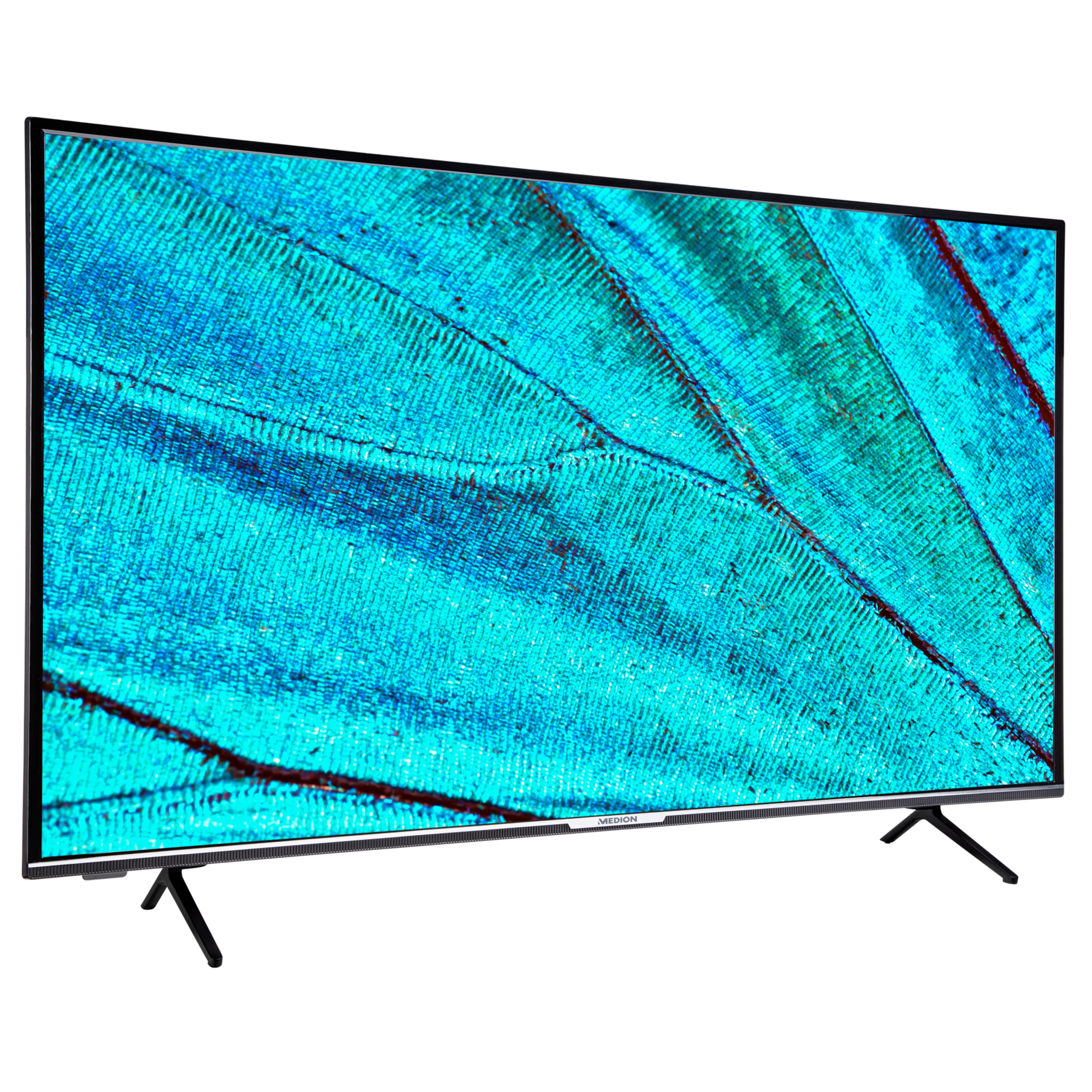 MEDION® LIFE® X14380 Smart-TV, 108 cm (43'') Ultra HD Fernseher, inkl. DVB-T 2 HD Modul (3 Monate freenet TV gratis) - ARTIKELSET