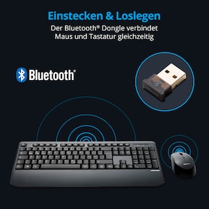 MEDION® LIFE® E81114 Bluetooth® draadloze toetsenbord muis | MEDION.BE