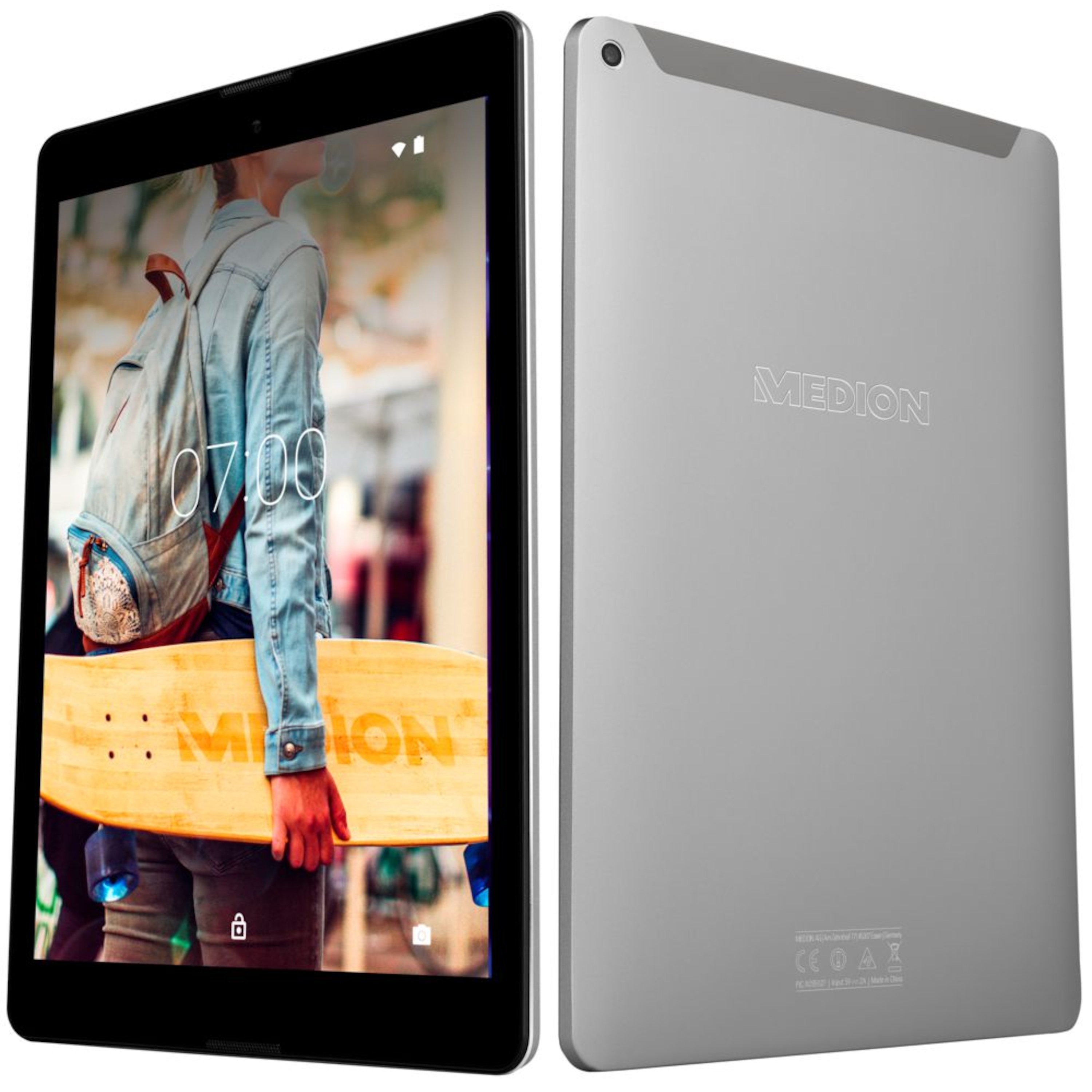 MEDION® LIFETAB P9702 MD 60201 24,6 cm (9,7 Zoll) Tablet mit QHD Display, Quad-Core-Prozessor, 2 GB RAM, 64 GB Speicher, Android 7.1.2  (B-Ware)
