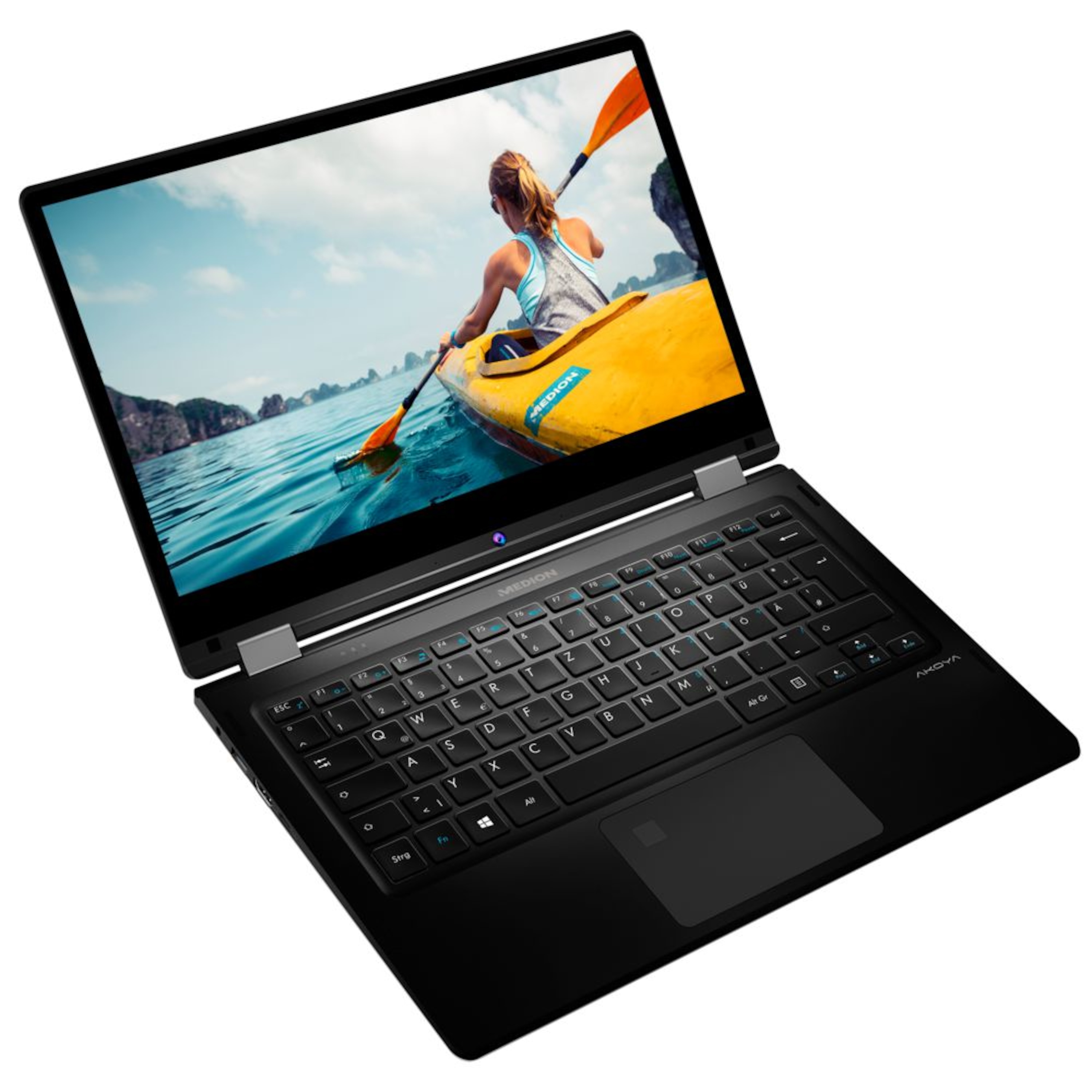 MEDION® AKOYA® E3216, Intel® Pentium® N4200, Windows 10 Home, 33,8 cm (13,3'') FHD Touch-Display, 64 GB Flash, 4 GB RAM, Convertible  (B-Ware)