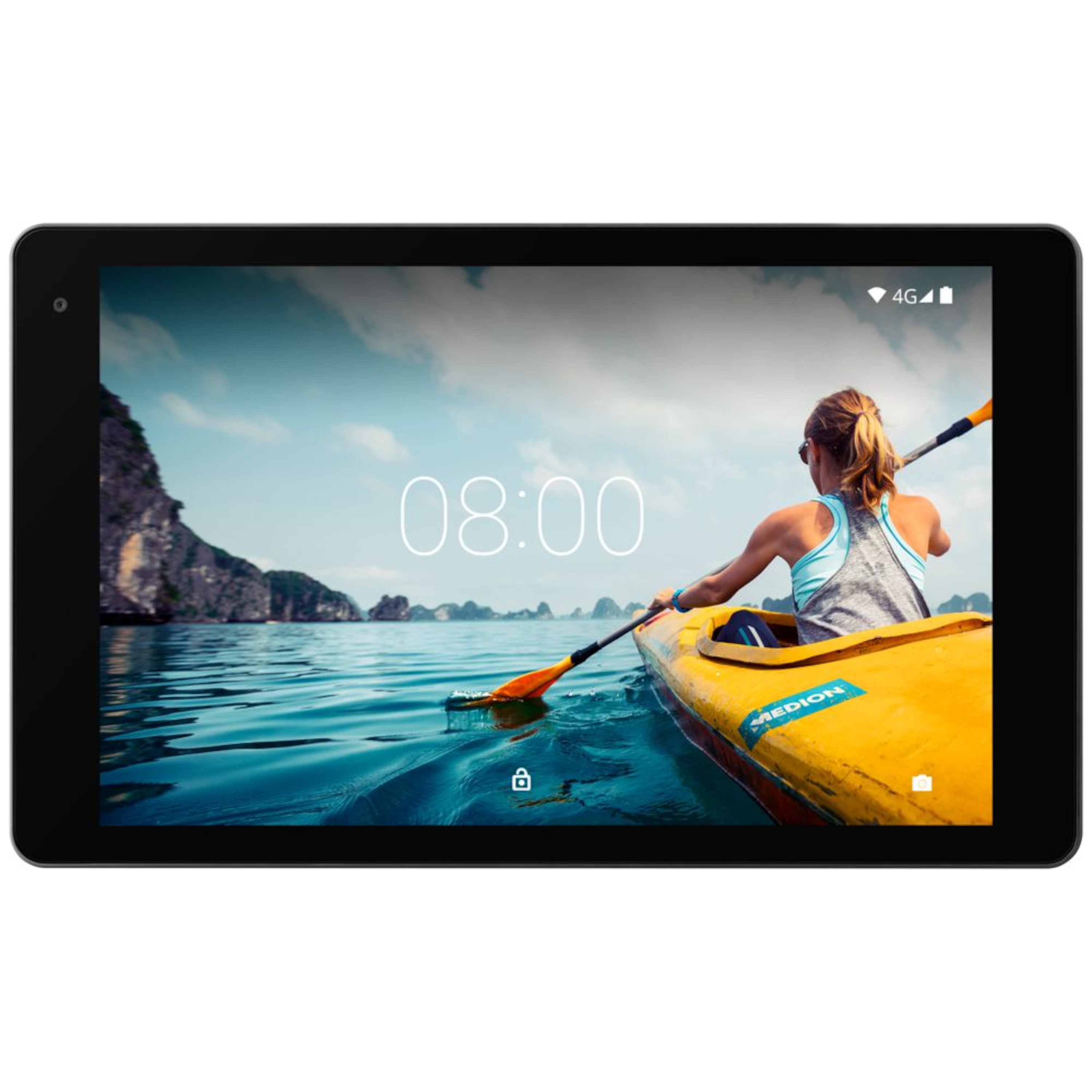 MEDION® LIFETAB® X10605 Tablet, 25,7 cm (10,1“) FHD Display mit Corning® Gorilla® Glass, Update auf Android™ 8, 32 GB Speicher, Octa Core Prozessor, LTE, Quick Charge + gratis USB Stick