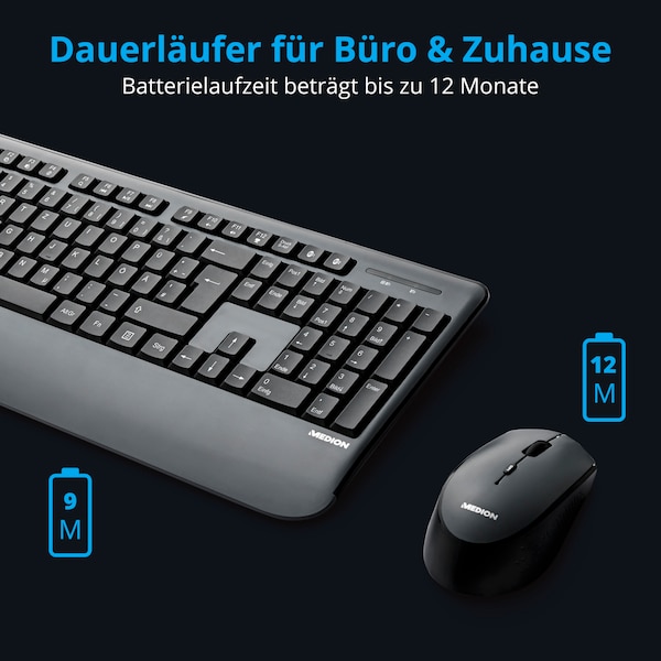 MEDION® LIFE® E81114 Bluetooth® Tastatur Maus Set MEDION.DE