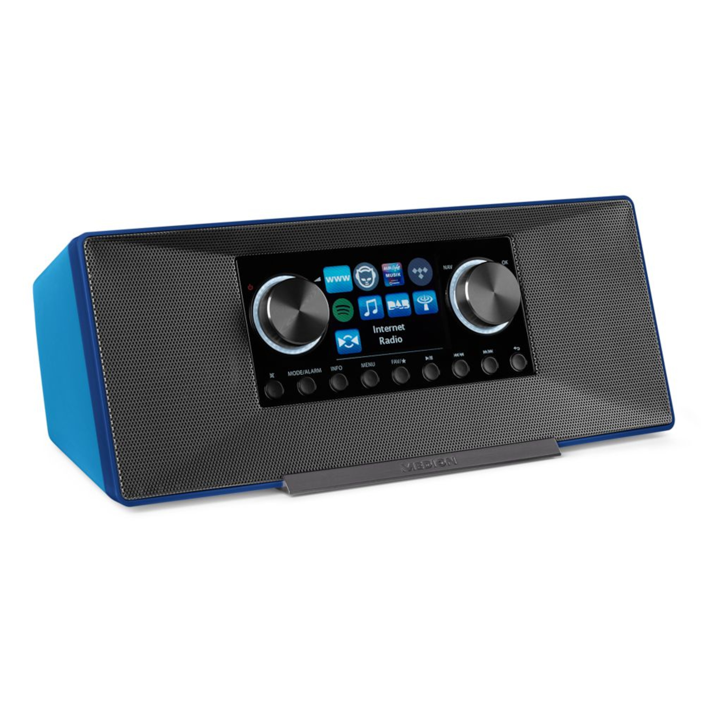 ECOM_MEDION_IR_MD87990_Internetradio_blau_Front_Side_Left