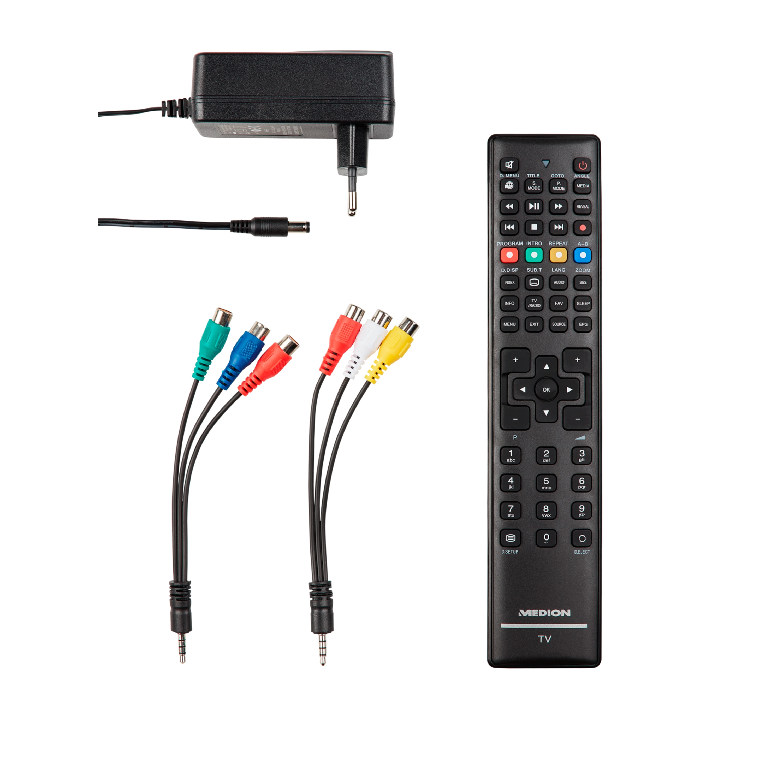 MEDION® LIFE® E12283 TV, 54,6 cm (21,5'') Full HD Display, HD Triple Tuner, DVB-T2 HD Antenne, Car-Adapter, integrierter Mediaplayer (B-Ware)