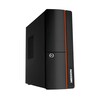 ECOM_MEDION_PC_P8_Front_Side_left_up_schwarz_orange