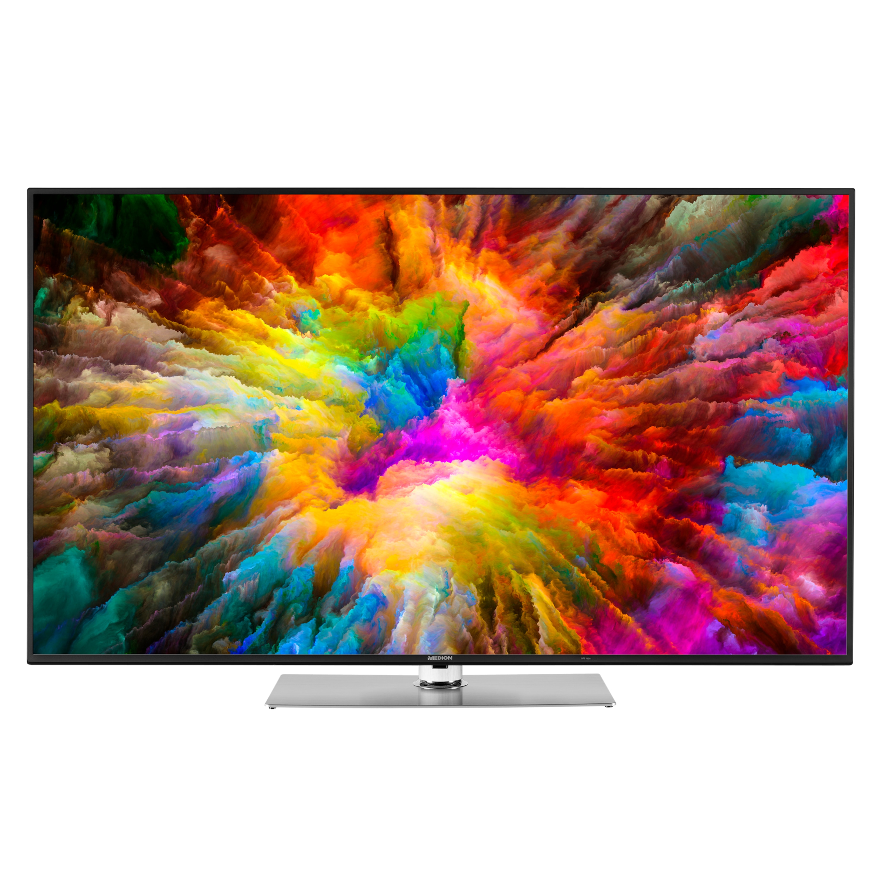 MEDION® LIFE® X16524 Smart-TV, 163,8 cm (65'') Ultra HD Display, HDR, Dolby Vision, PVR ready, Netflix, Bluetooth®, DTS HD, HD Triple Tuner, CI+, inkl. 2.1 TV Soundbar E64126