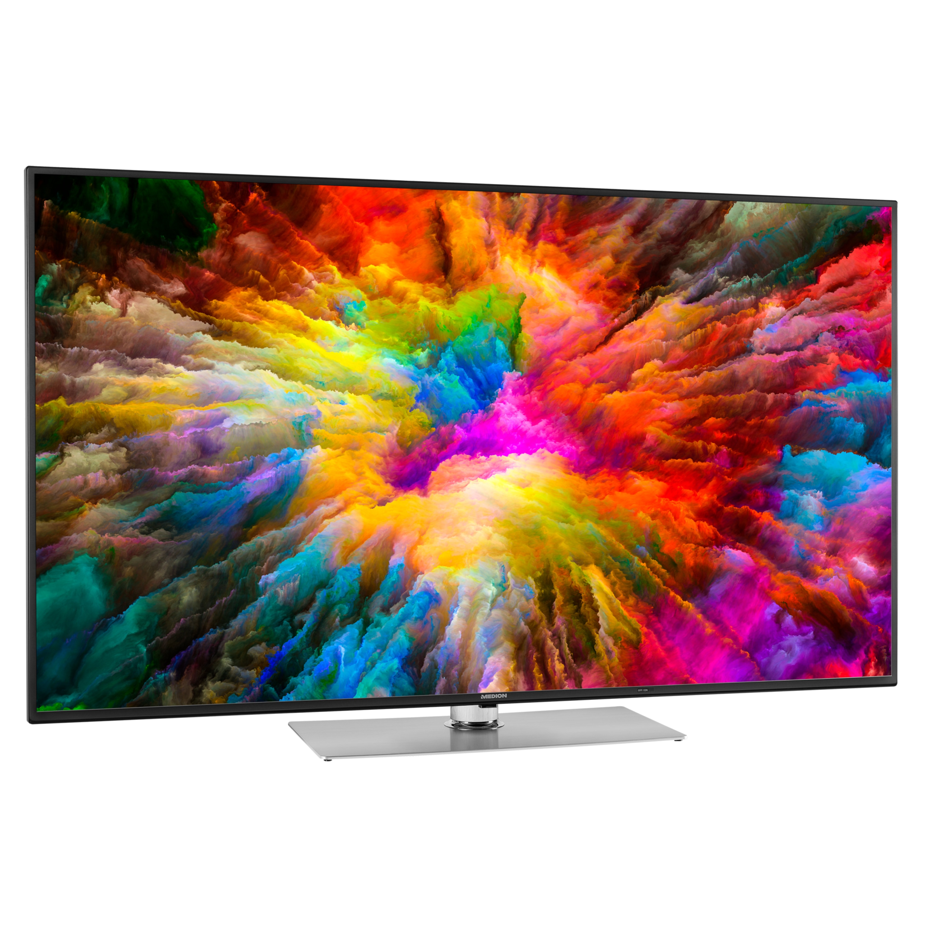MEDION® LIFE® X16524 Smart-TV, 163,8 cm (65") Ultra HD Display, HDR, Dolby Vision, PVR ready, Netflix, Bluetooth®, DTS HD, HD Triple Tuner, CI+ (B-Ware)