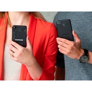 FAIRPHONE 3 Plus 64 GB, schwarz