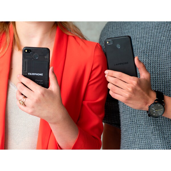 FAIRPHONE 3 Plus 64 GB, schwarz