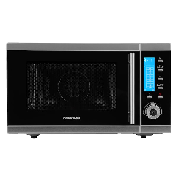 Medion 4in1 Mikrowelle Md 15501 Kombination Aus Mikrowelle Ofen Und Doppelgrill 10 Automatikprogramme 25 L Garinnenraum